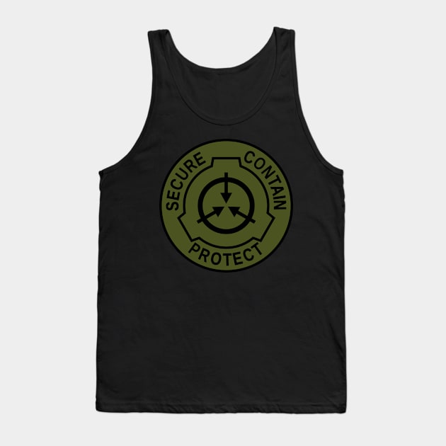 SCP Patch - subdued Tank Top by CCDesign